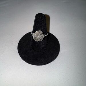 🖤 Medium Genuine Herkimer Diamond Ring